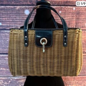 Kate Spade Wicker Bag.